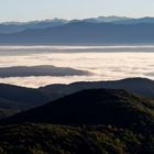 Brouillard dans la vallée du rhône