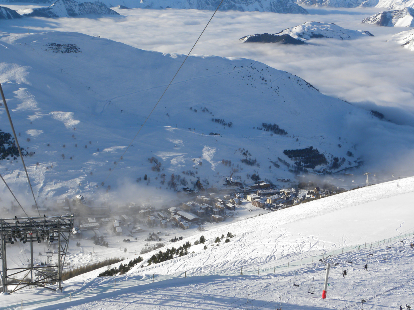 brouillard sur 2 alpes