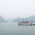 brouillard sur la Baie d'Halong