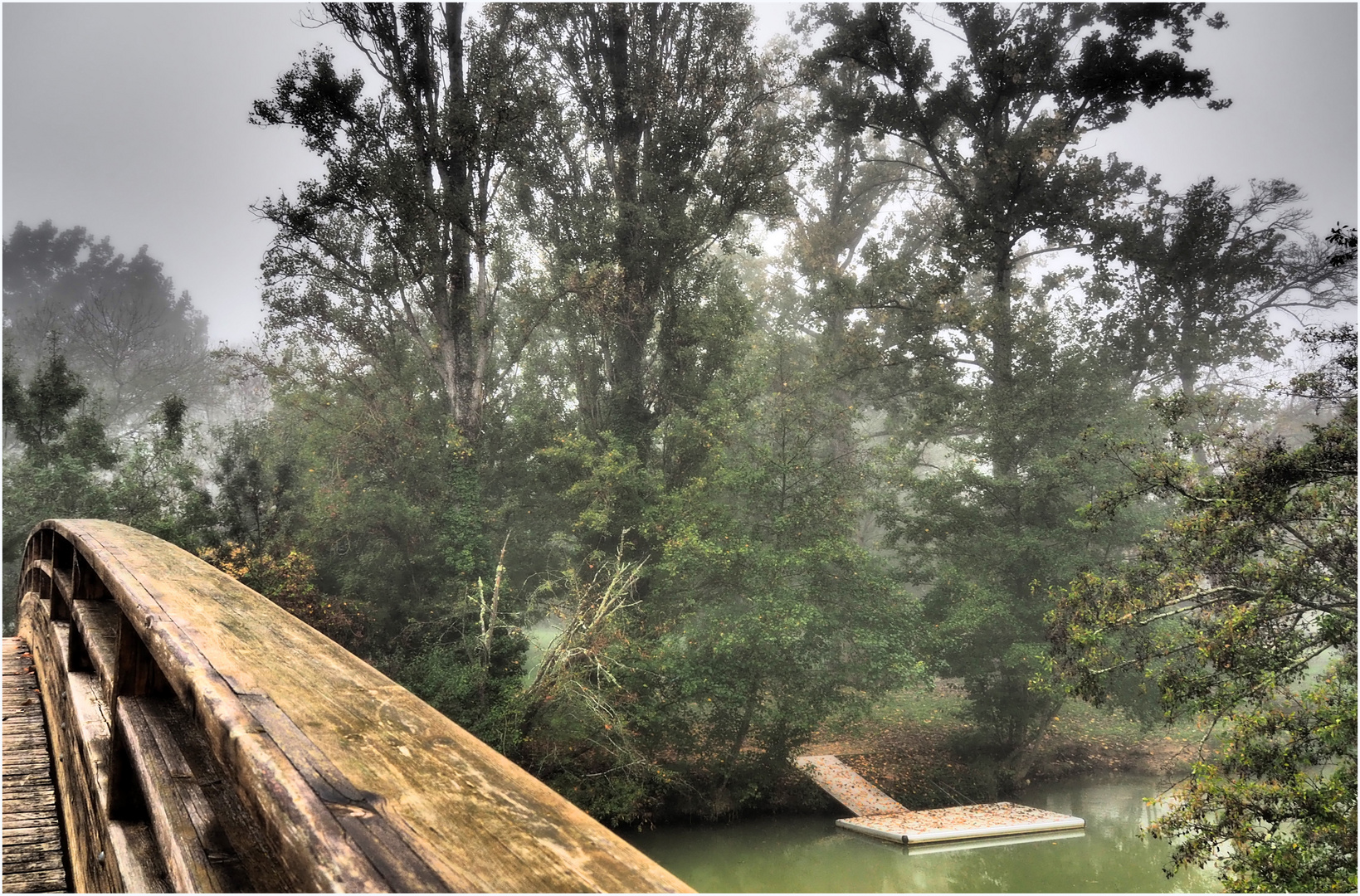 Brouillard sur la Baïse