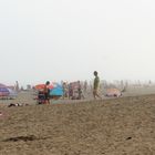 Brouillard sur la plage