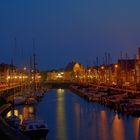 Brouwershaven, Zeeland bei Nacht.