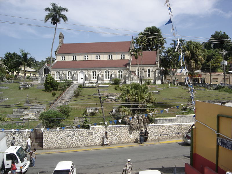 Brown`s town, market place, JAMAICA