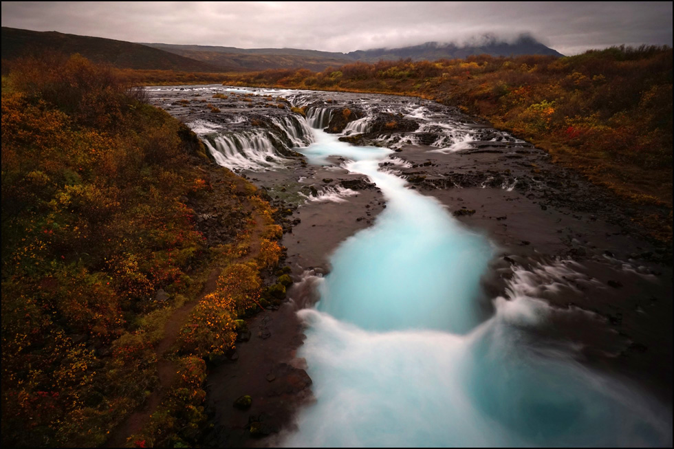 Bruarfoss im Herbst