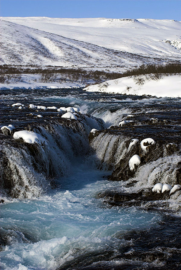 Bruarfoss im Winter