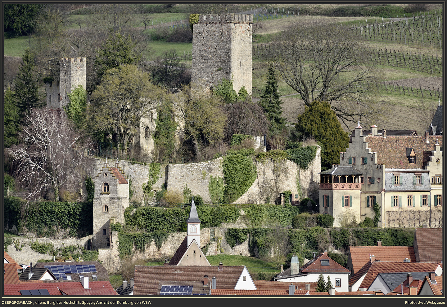 BRUCHSAL-Obergrombach, Burg Obergrombach, Burgstraße 16