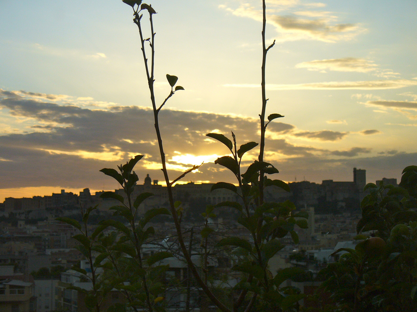 Bruciante tramonto