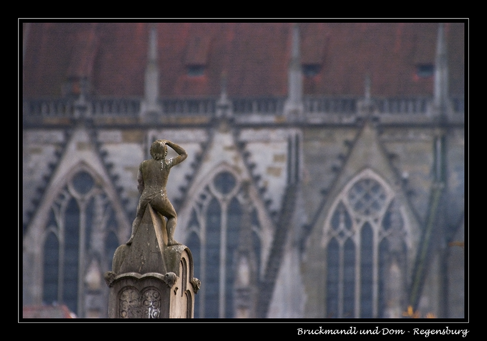 Bruckmandl und Dom - Regensburg