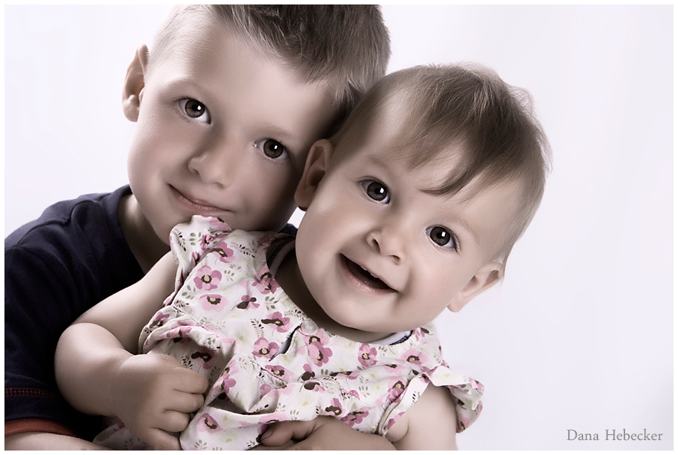 bruder/schwester Foto & Bild kinder, studio, momente Bilder auf
