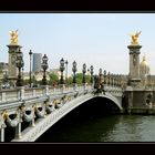 Brücke Alexander III. in Paris / Frankreich