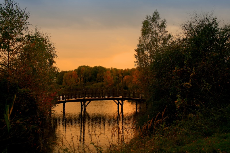 Brücke am Abend