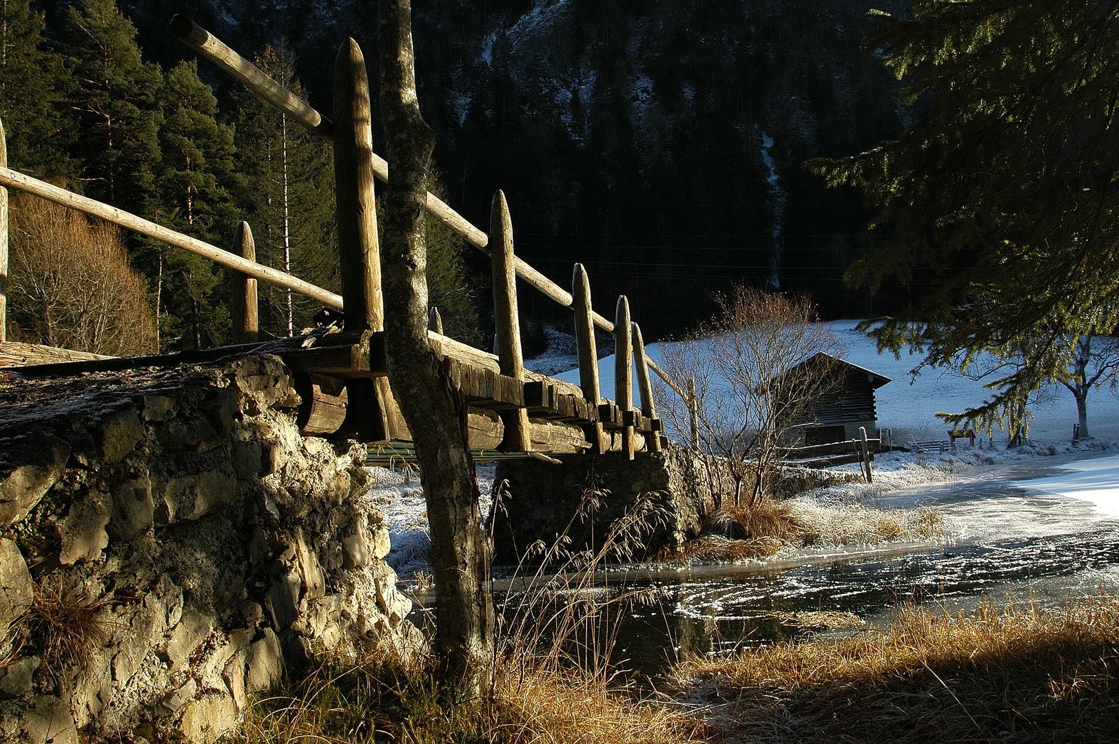 Brücke am Fernsteinsee