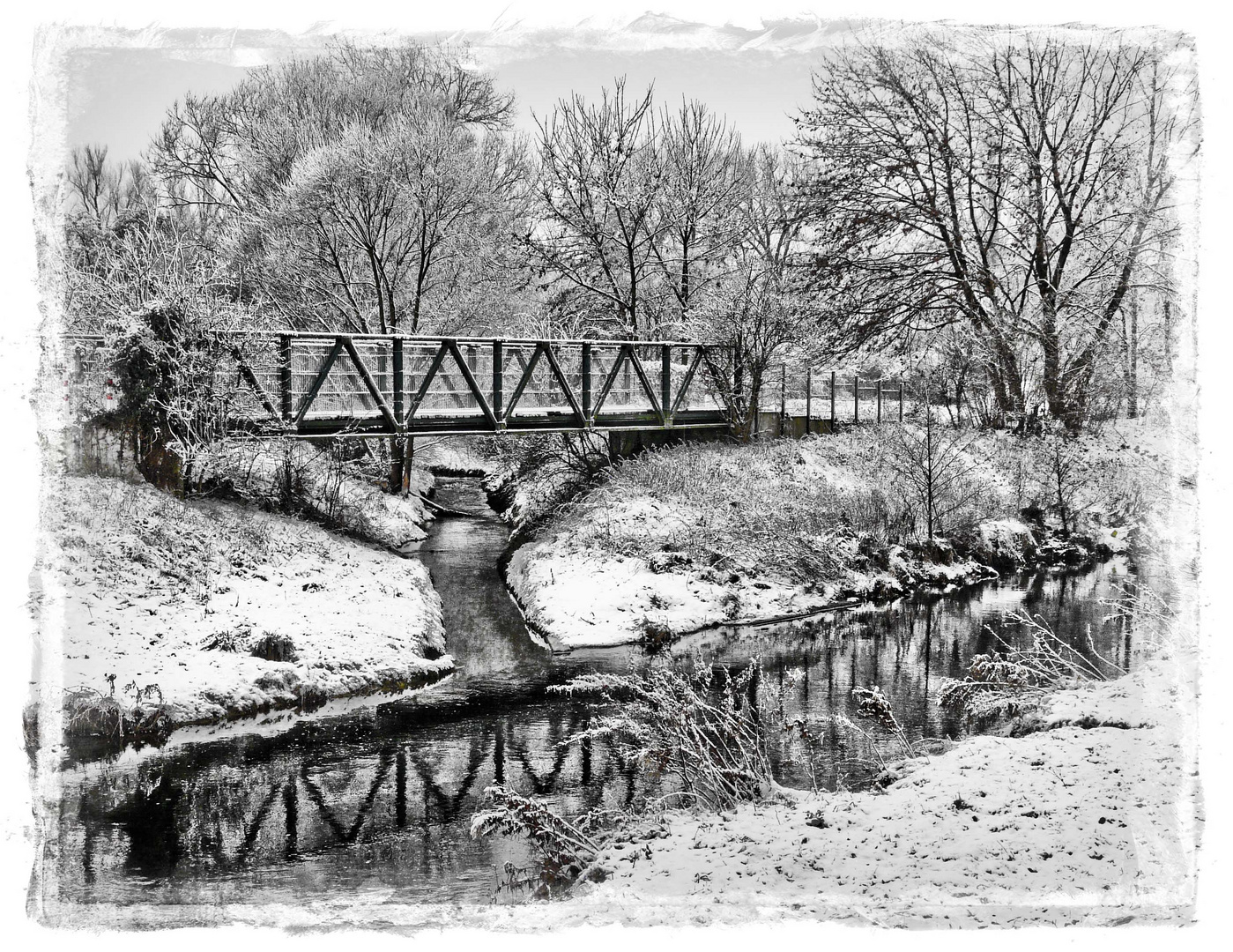 Brücke am Fluß