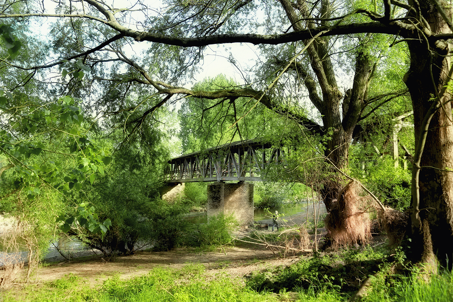 Brücke am Fluss