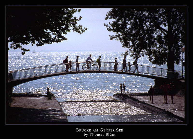 Brücke am Genfer See