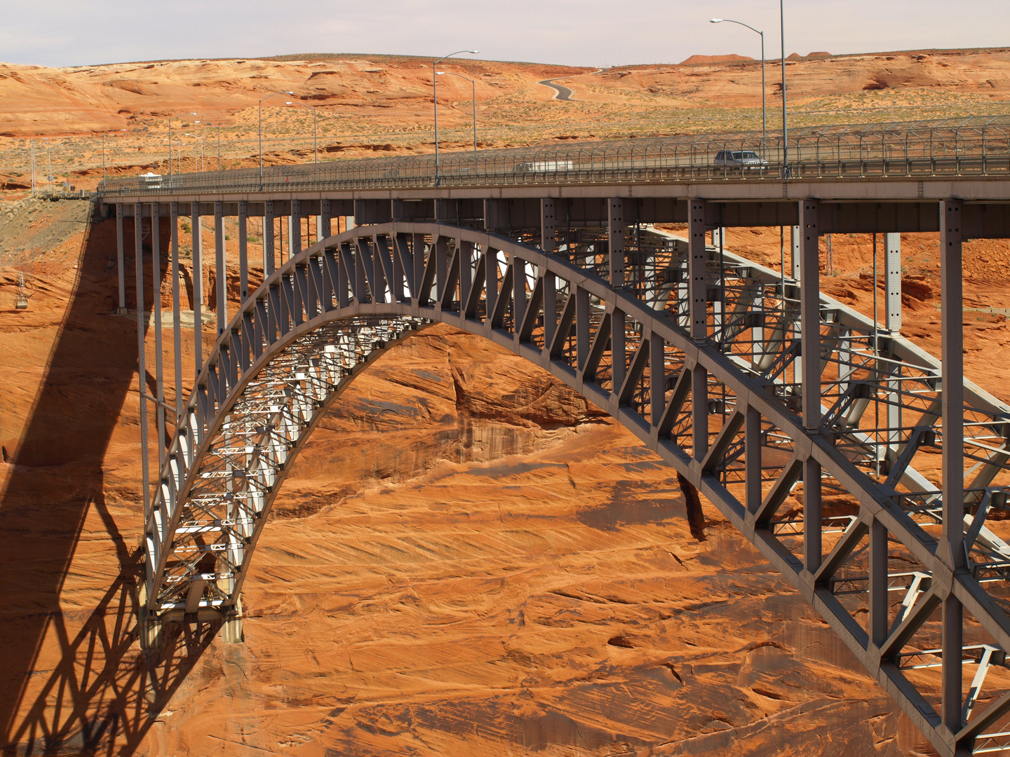 Brücke am Glen Canyon Dam