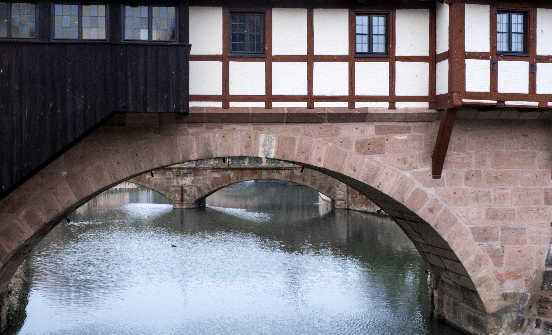 Brücke am Henkersteg in Nürnberg