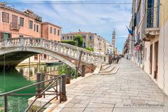 Brücke am Kanal - Venedig