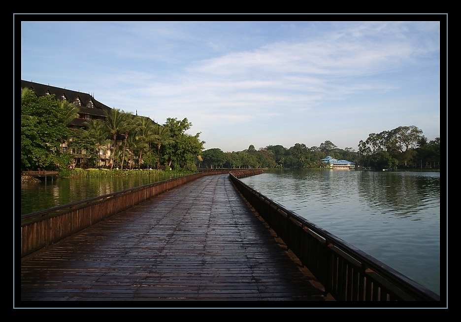 Brücke am Kandawgyi