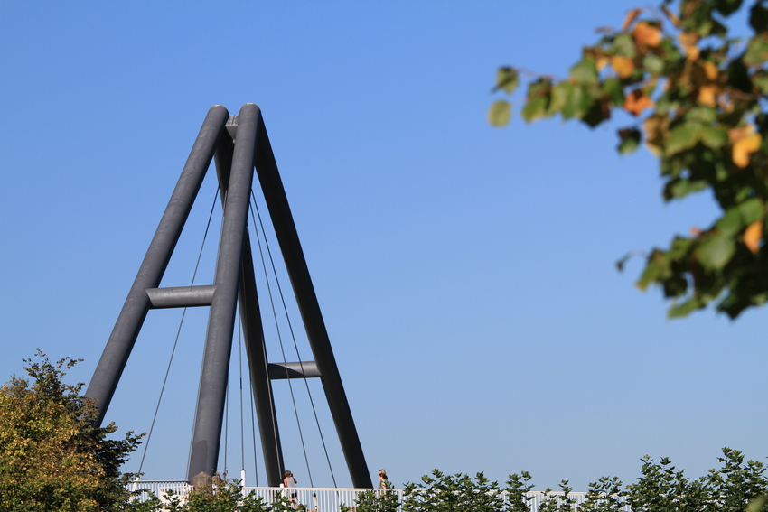 Brücke am Medienhafen in Düsseldorf