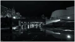 Brücke am Ozeaneum in Stralsund