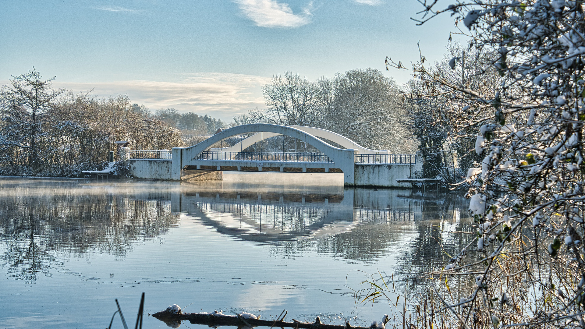 Brücke am Rosenfelder See