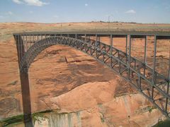 Brücke am Staudamm Glen Canyon