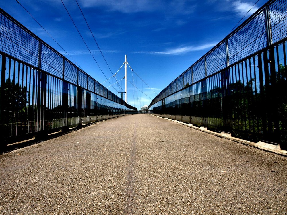 Brücke am Stuttgarter Nordbahnhof