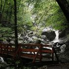 Brücke am Wasserfall