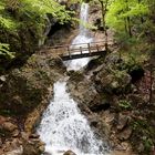 Brücke am Wasserfall