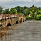 Brücke am Wehr in Jena Göschwitz