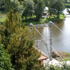 Brücke an der Gattersburg in Grimma/Sachs.