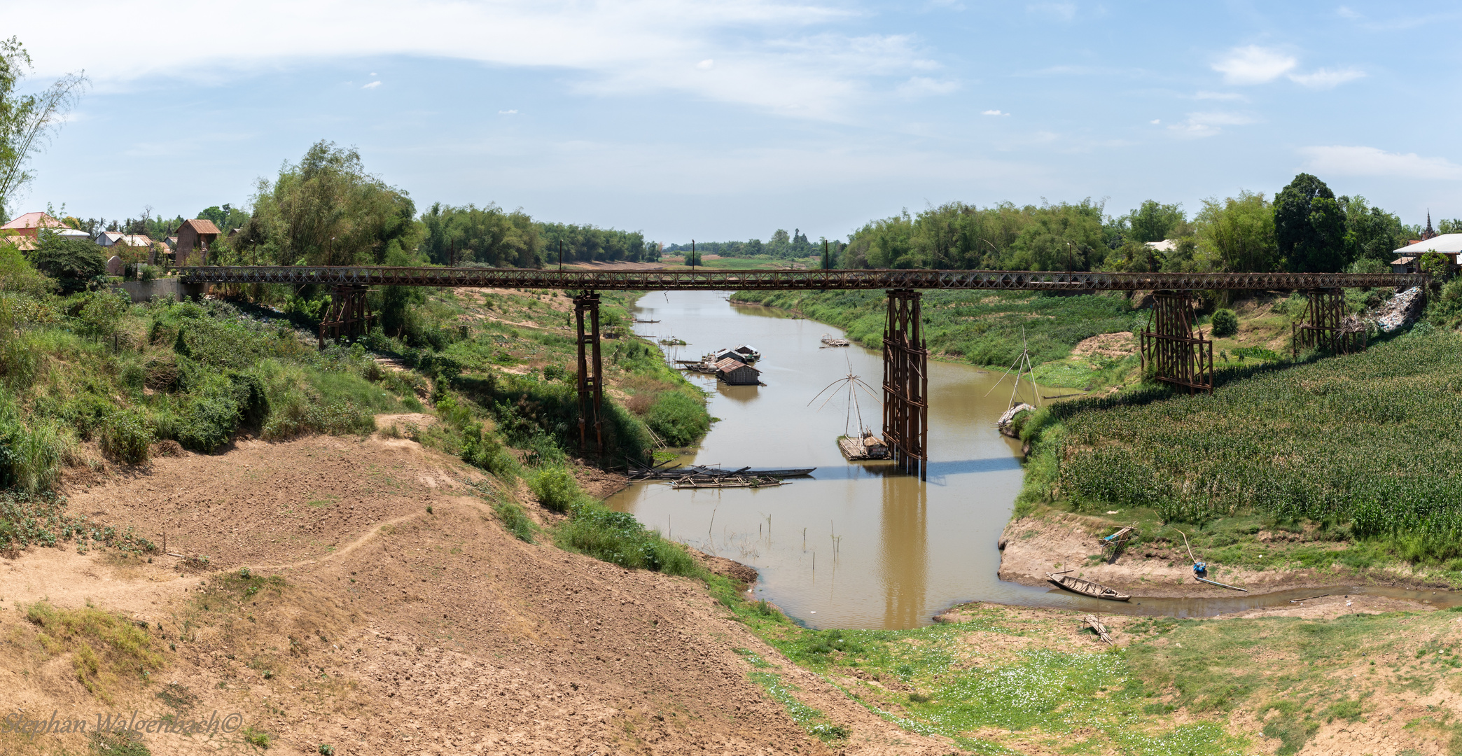 Brücke an der Nationalstraße 73 Panorama