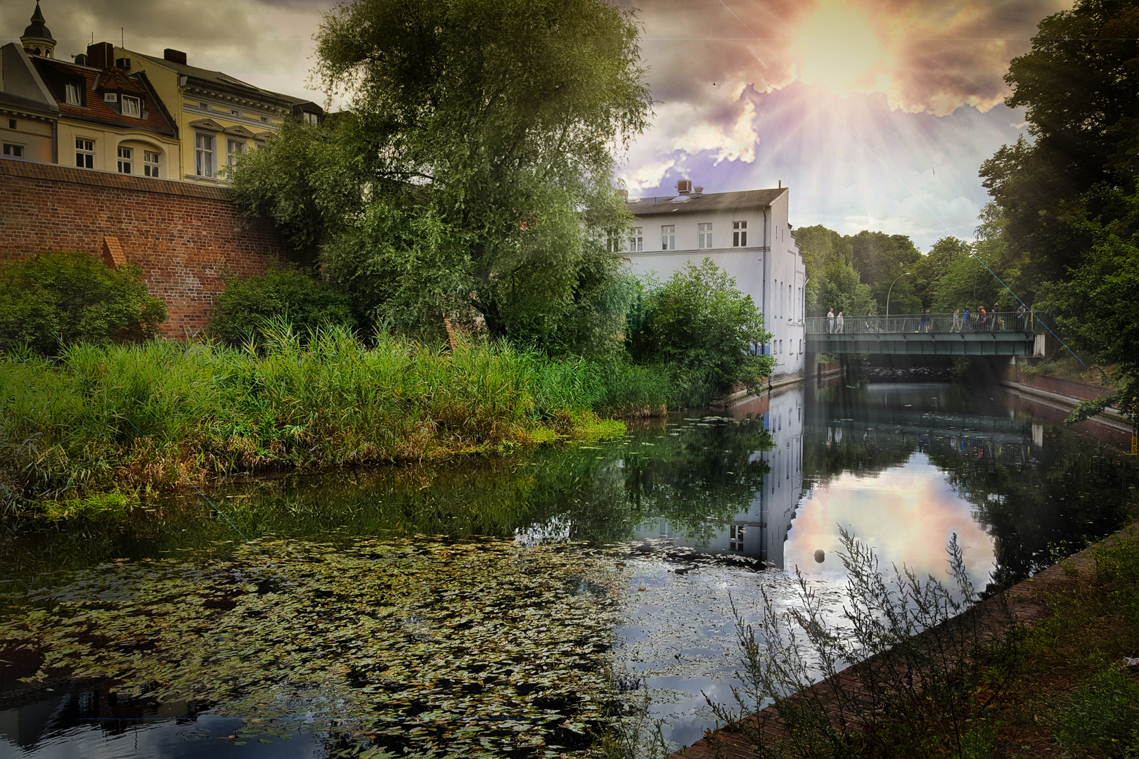 brücke an der Stadtmauer