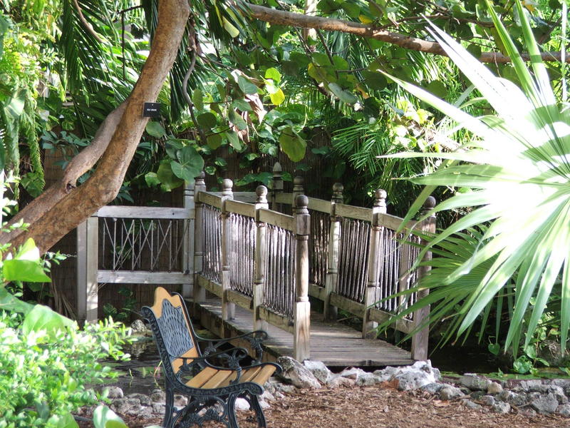 Brücke auf Hemingway´s Grundstück