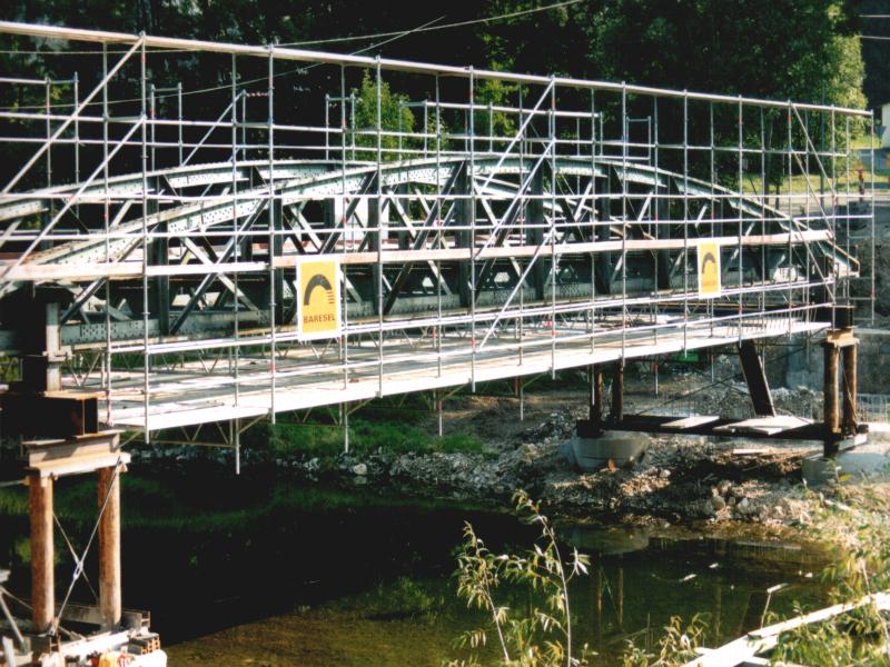 brücke auf streichhölzern