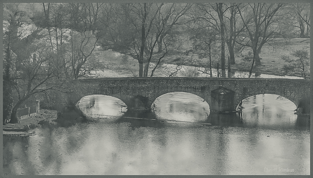 Brücke bei Kallmünz s/w