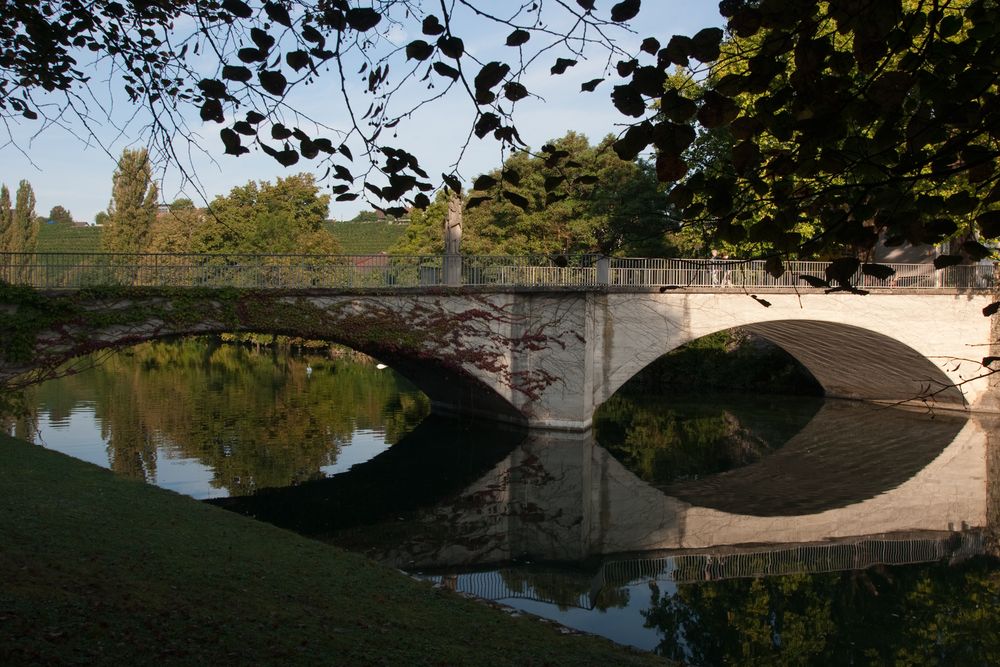 Brücke bei Kloster Rheinau