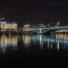 Brücke bei Nacht in Lyon