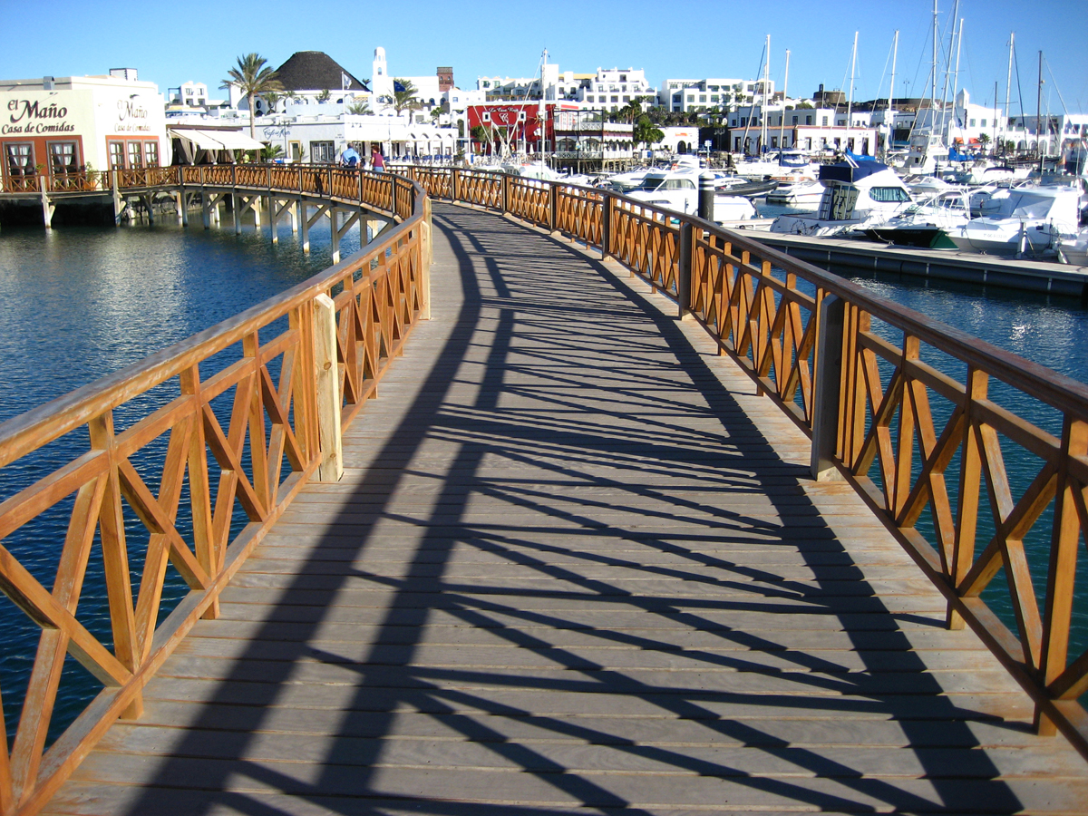 Brücke bei Playa Blanca