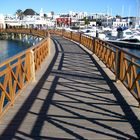 Brücke bei Playa Blanca