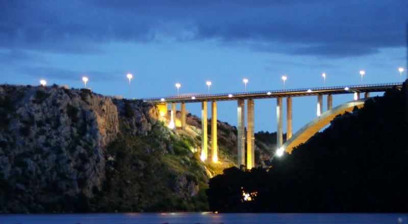 Brücke bei Skradin. Kroatien