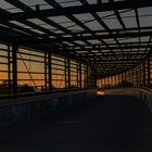 Brücke bei Sonnenaufgang