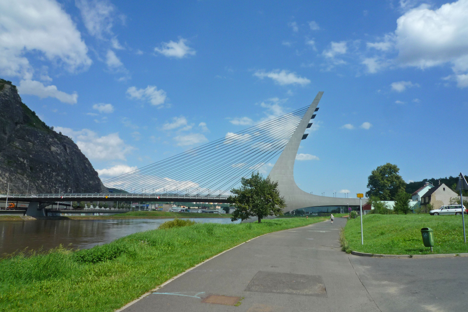 Brücke bei Ùsti über die Labe (Elbe)