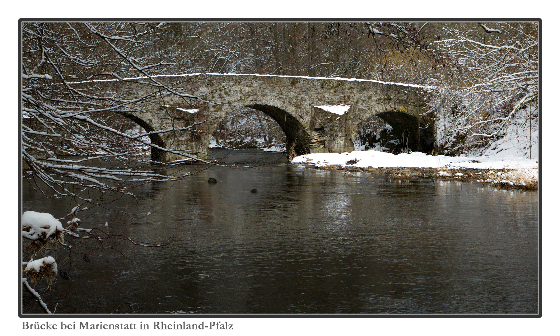 Brücke beim Kloster Marienstatt im Westerwald