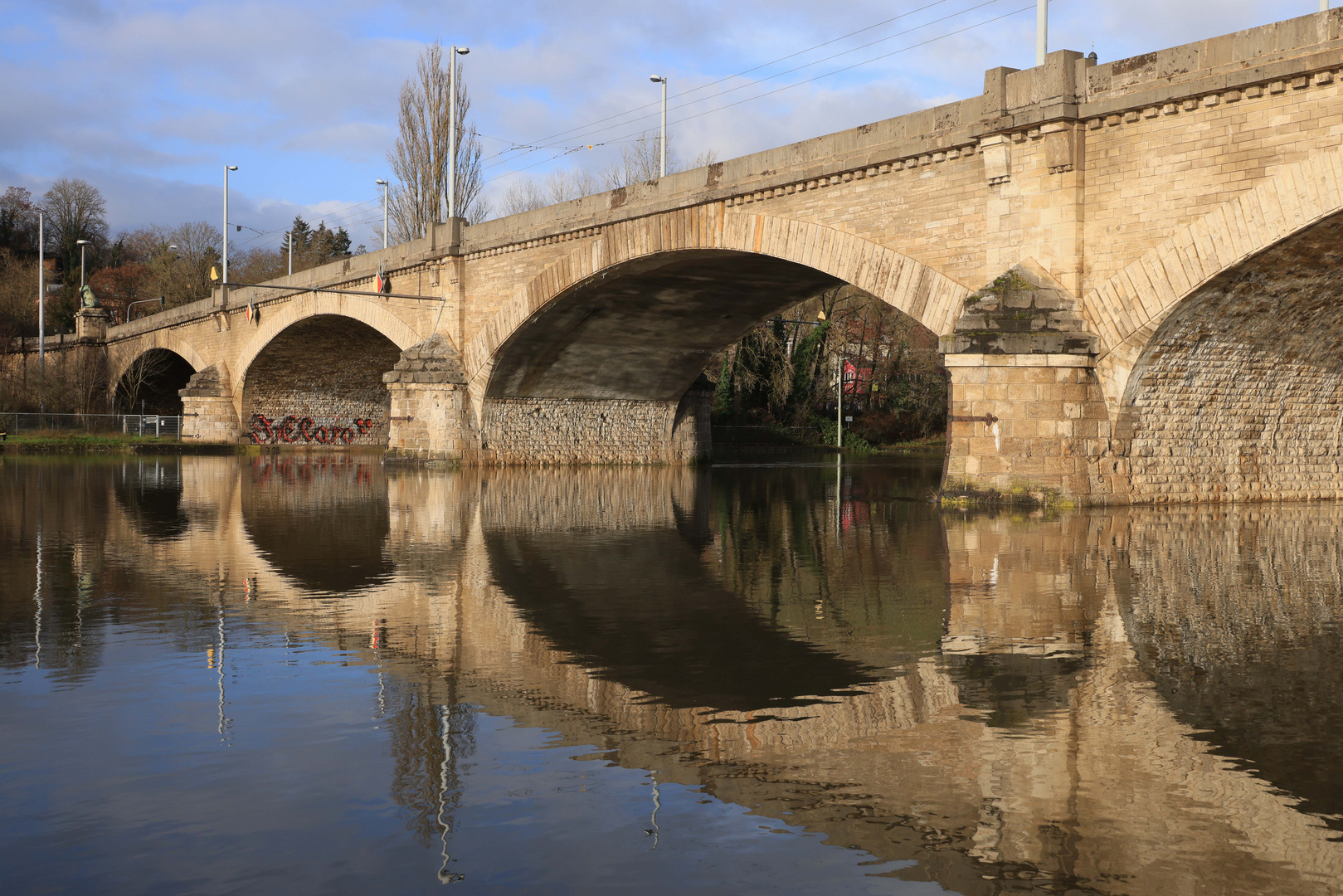 Brücke der Deutschen Einheit in Würzburg