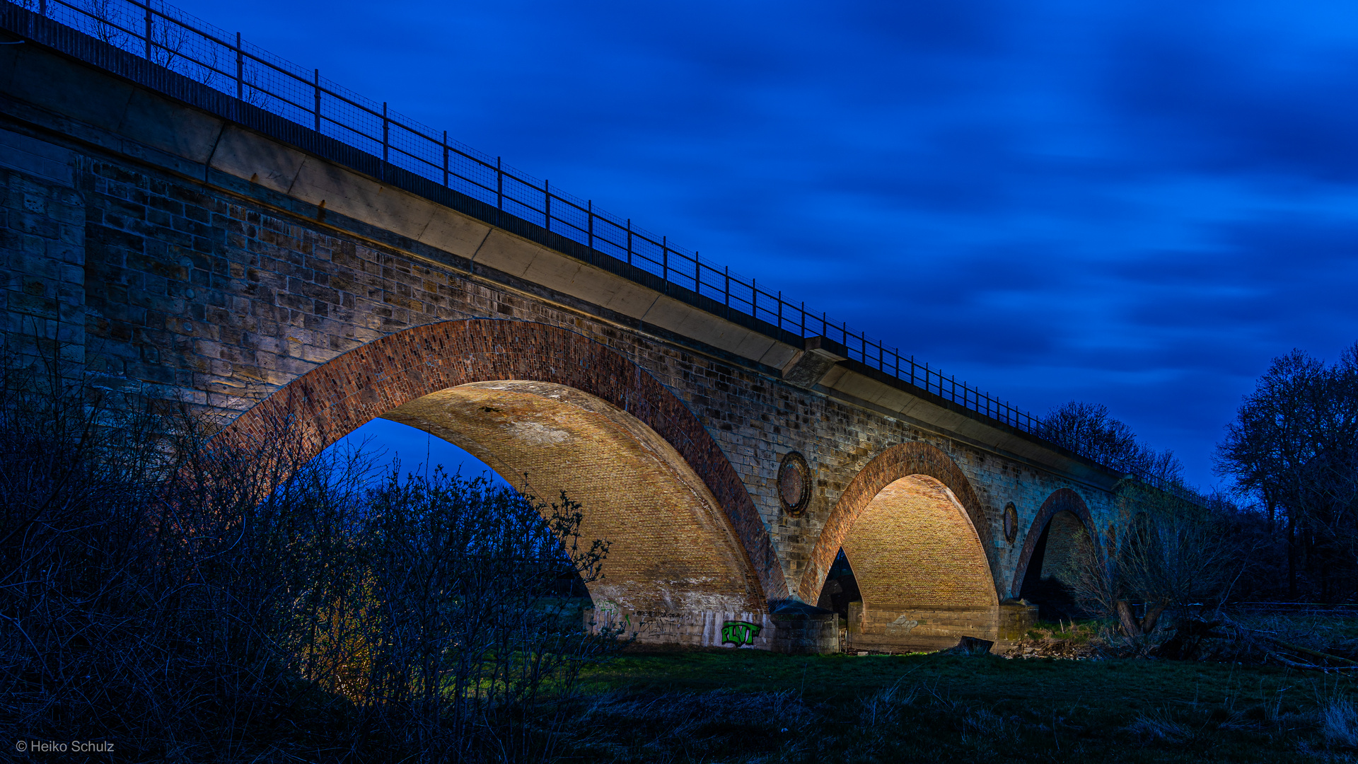 Brücke der Kanonenbahn über die Bode bei Hohenerxleben