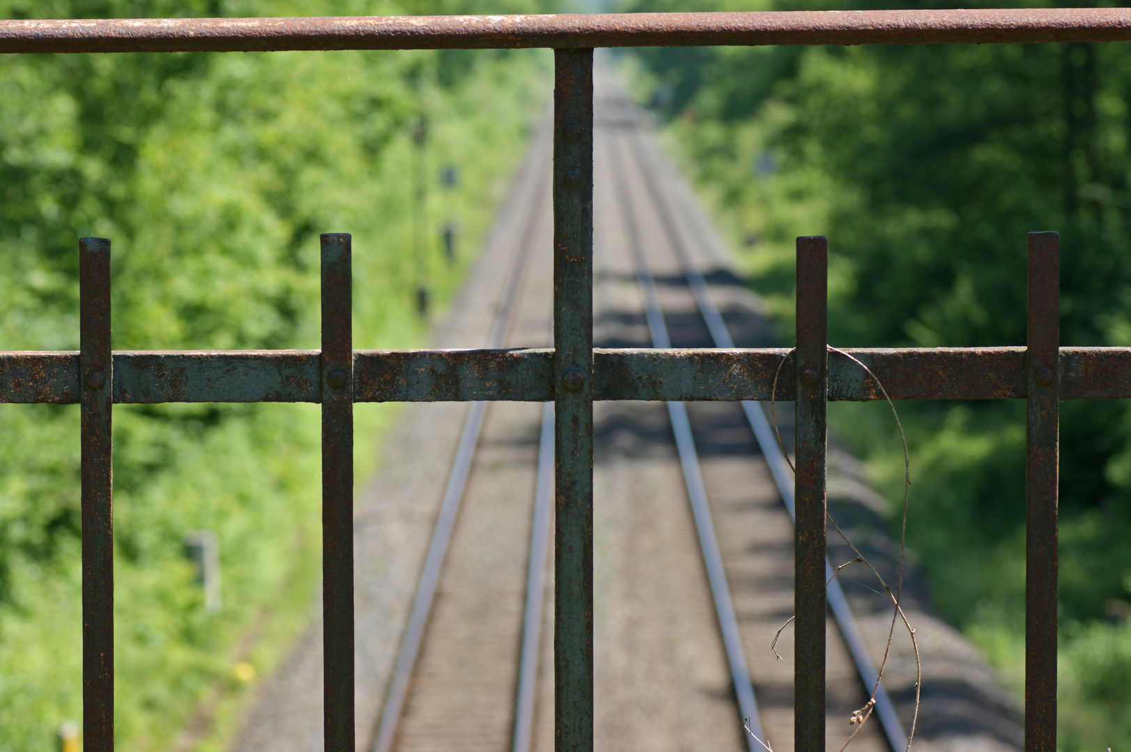 Brücke der Schienen