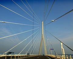 Brücke der Seine-Mündung bei Le Havre