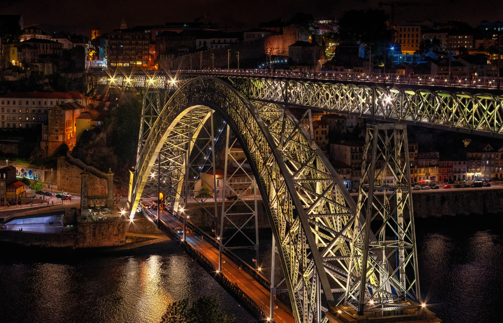 Brücke Dom Luís I in Porto